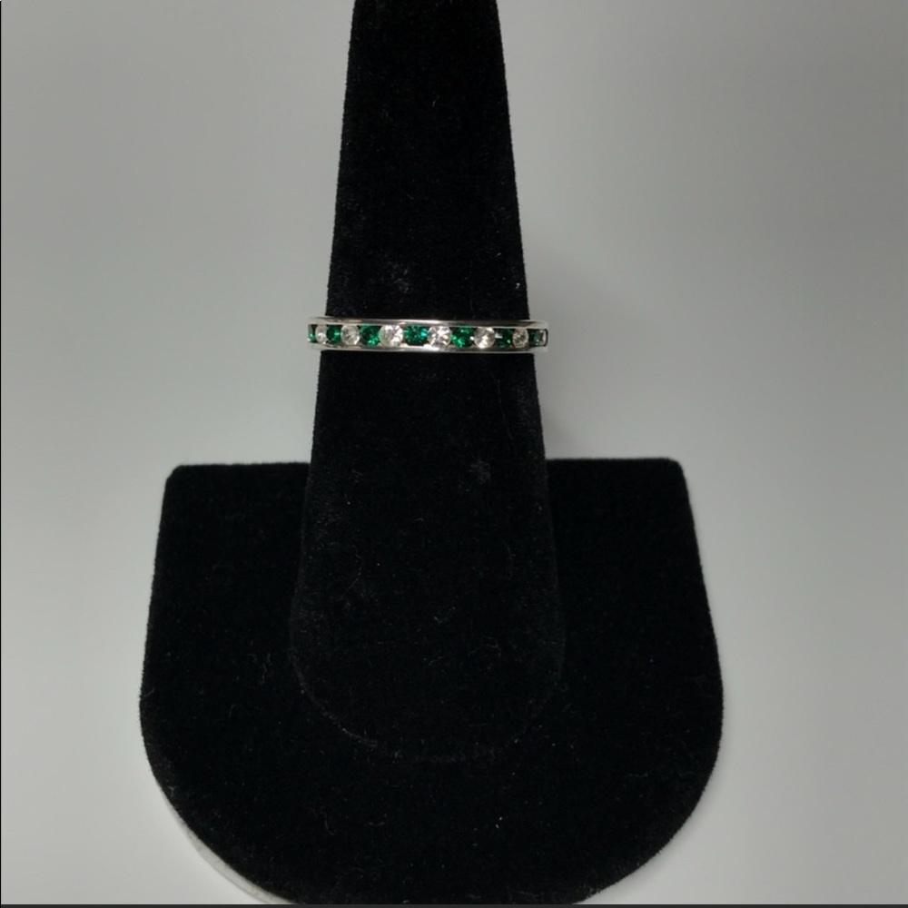 Sterling silver eternity ring